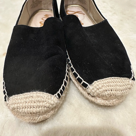 Sam Edelman Black Espadrille Flats - Picture 2 of 6